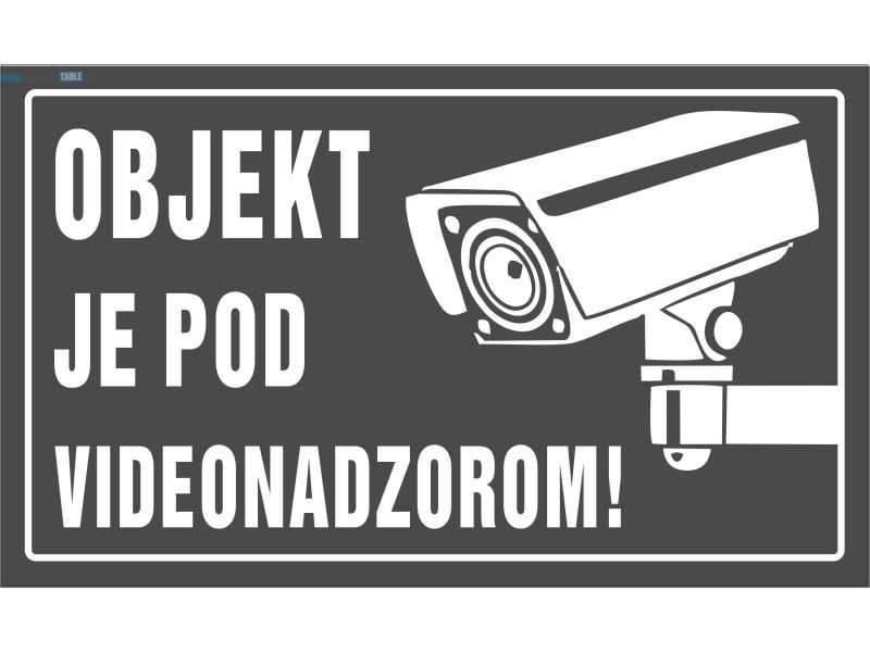 Objekt je pod video nadzorom