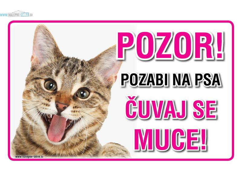 Tablica Muca POZABI NA PSA