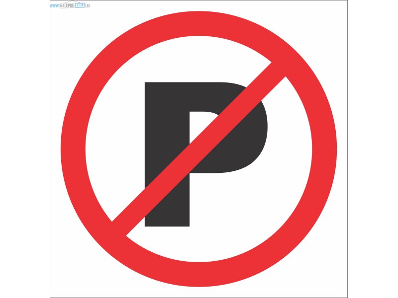 Prepovedano parkiranje znak