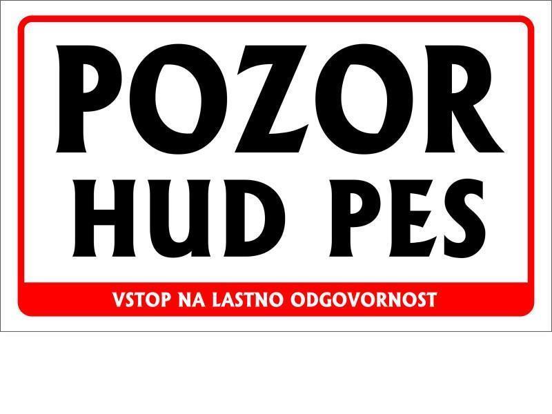 POZOR HUD PES