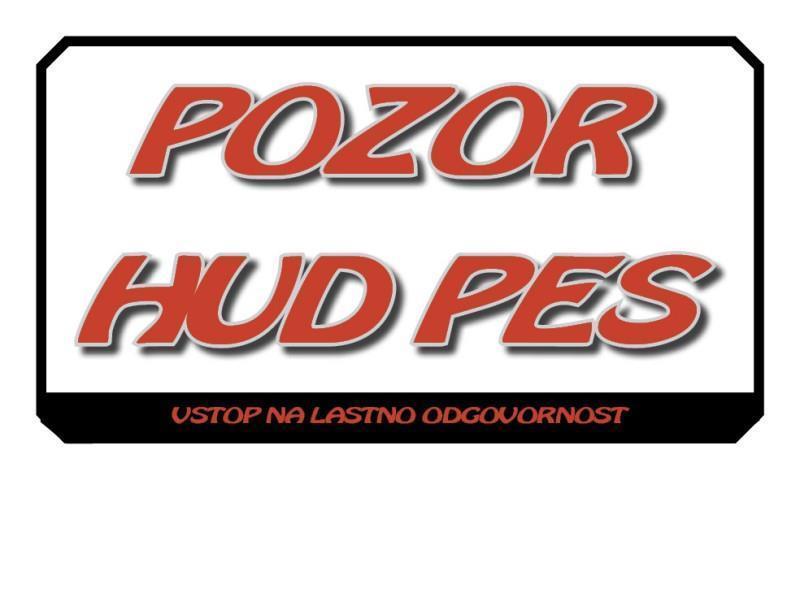 POZOR HUD PES