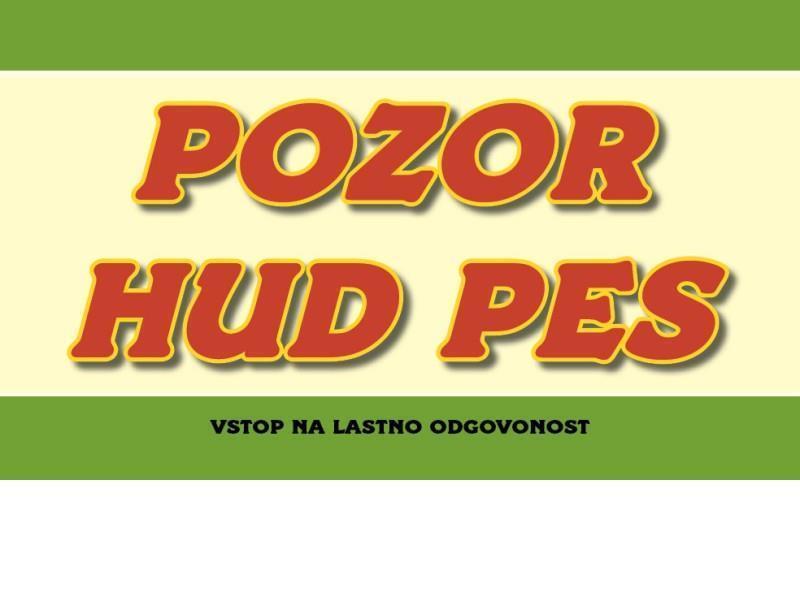 POZOR HUD PES