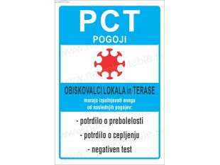 PCT obiskovalci lokala in terase