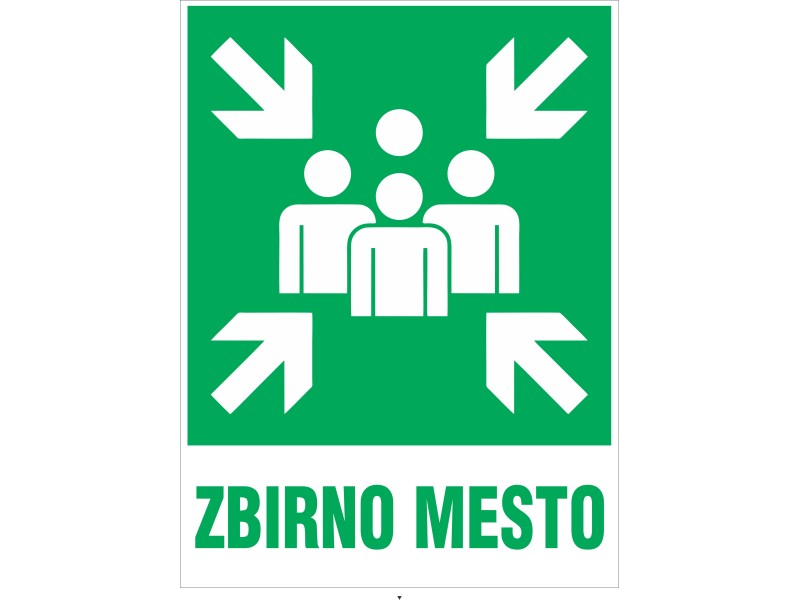 ZBIRNO MESTO - nalepka