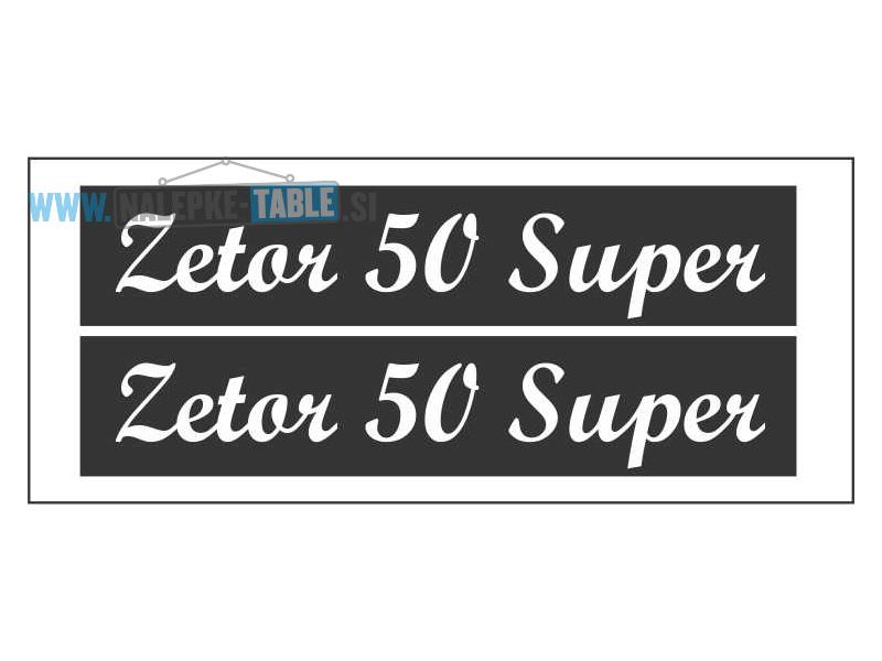 Nalepka Zetor 50 super