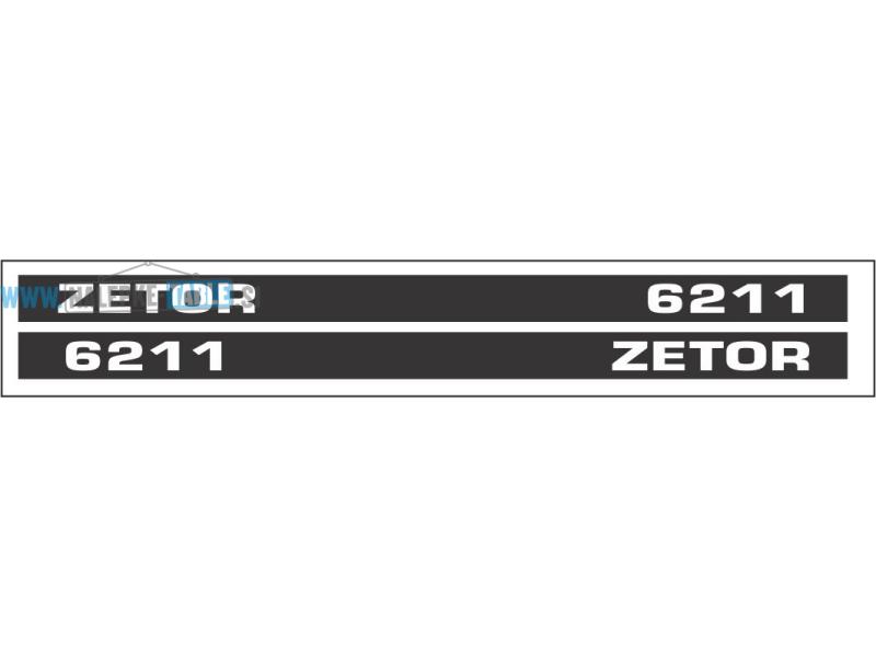 Nalepka Zetor 6211