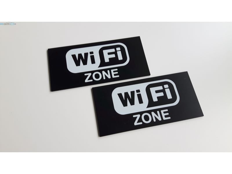 Tablica Wi fi zone